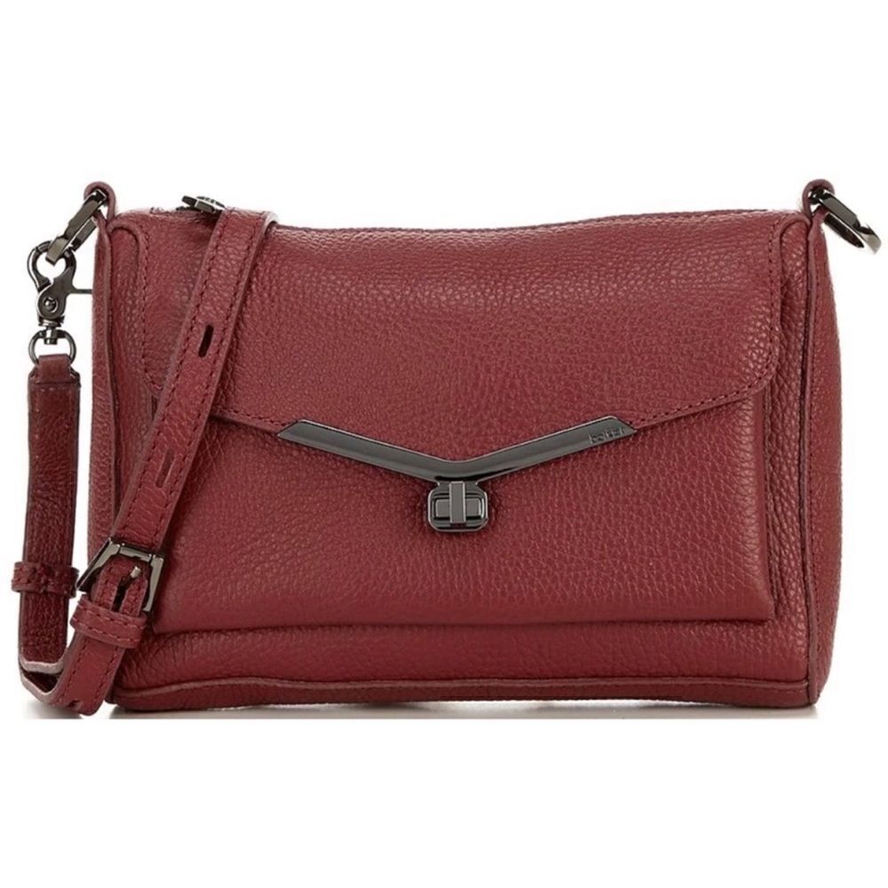 Botkier Valentina Burgundy Crossbody Bag